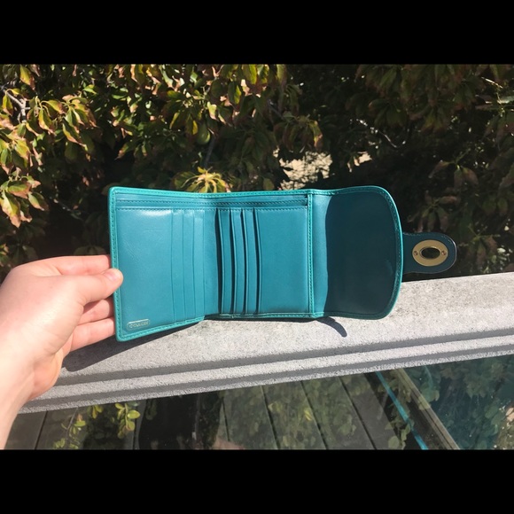 Coach Turquoise Wallet - Picture 2 of 8